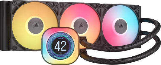 CORSAIR iCUE LINK TITAN 360 RX LCD AIO, 360mm Radiator, Liquid CPU Cooler