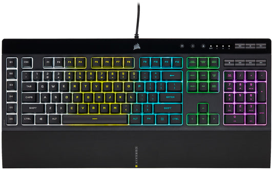 CORSAIR K55 RGB PRO Gamer billentyűzet, fekete