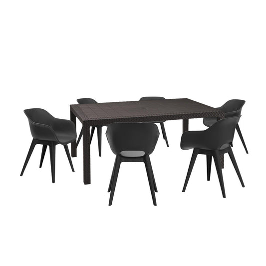 Romy 6+1 kerti bútor garnitúra szett