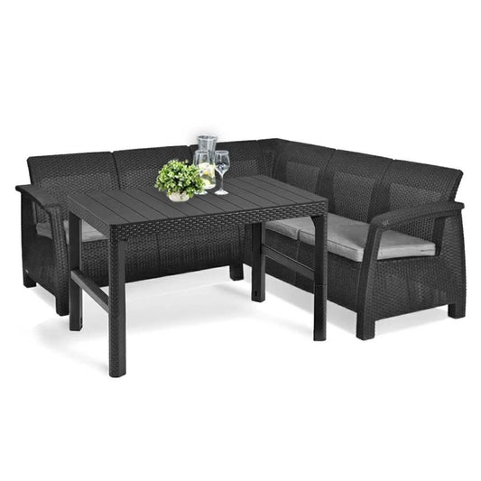 Corfu relax sarokgarnitúra lyon asztallal