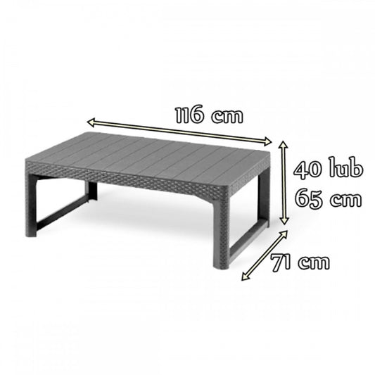 Corfu relax small sarokgarnitúra lyon asztallal