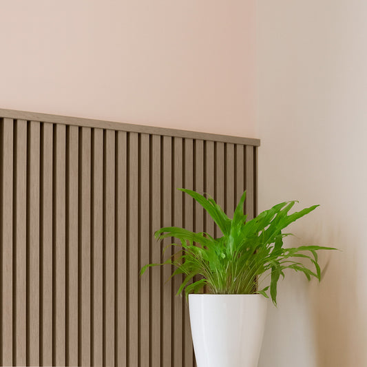 Végzáróléc olajos tölgy hatású 260x2,5x1,8 cm