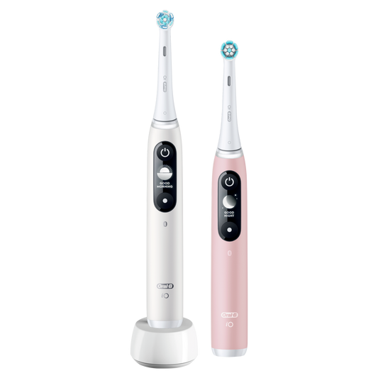 Oral-B iO6 elektromos fogkefe DuoPack White + Pink