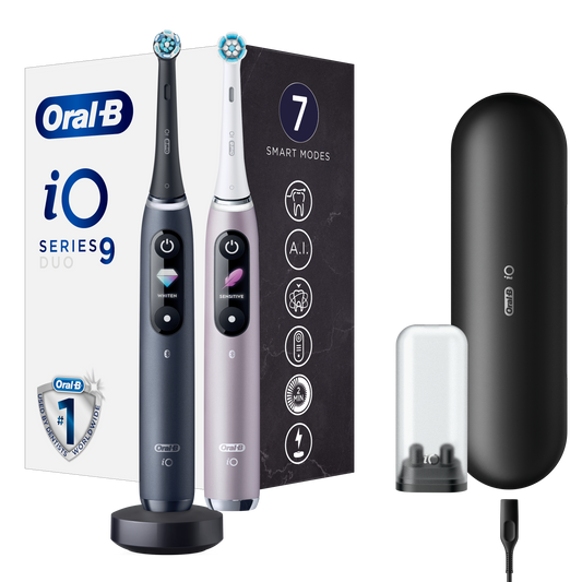 Oral-B iO9 DuoPack elektromos fogkefe Black + Rose