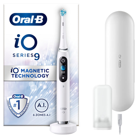 Oral-B iO9 White Alabaster elektromos fogkefe