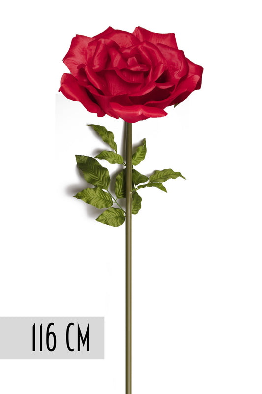 RÓZSA ÓRIÁS PIROS 116CM
