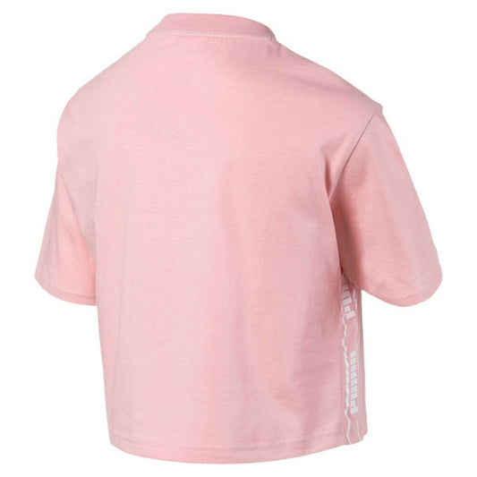 Puma női sport póló magas pamuttartalommal - világosrózsaszín - L