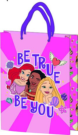 Ajándéktasak 25x18,5x8cm, laminált műanyag felülettel - Disney Princess