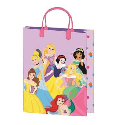 Ajándéktasak 32x27x10cm, laminált műanyag felülettel - Disney Princess