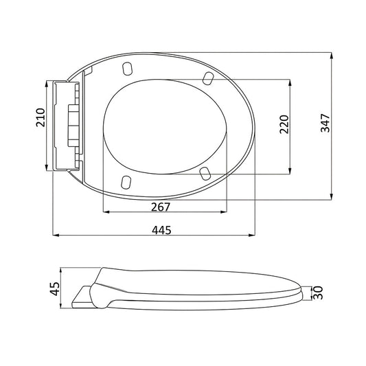 Roya soft close wc ülőke