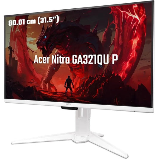 ACER GAMING VA Nitro Monitor GA321QUPwmipruxw 32", 16:9 QHD, 180Hz, 1ms, 250nits, Smart, HDMI, DP, Type-C, USB, MM,fehér