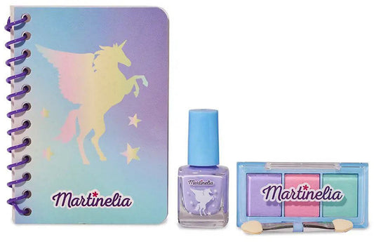 Martinelia smink szett, make-up szett (körömlakk, szemhéjfesték, notesz), Pegaso