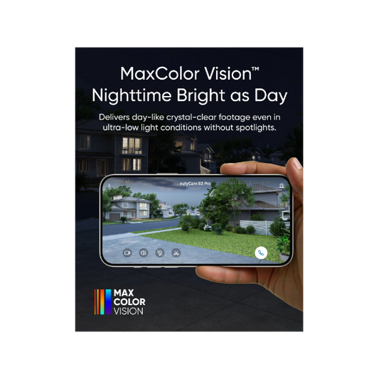 ANKER EUFYCAM S3 Pro Biztonsági Kamera Rendszer (4+1) 4K UHD, Beépített Napelem, BionicMind, kültéri - T88943W1