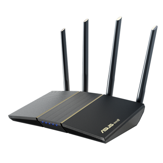 ASUS Wireless Router Dual Band AX3000 1xWAN(1000Mbps) + 4xLAN(1000Mbps), RT-AX57