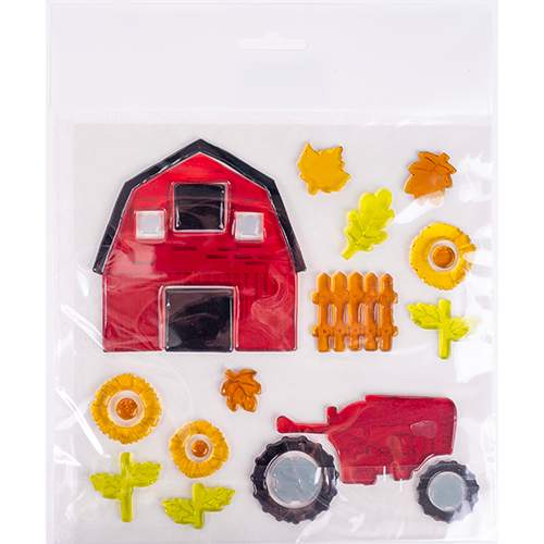 Ablakzselé 20x25 cm farm és traktor