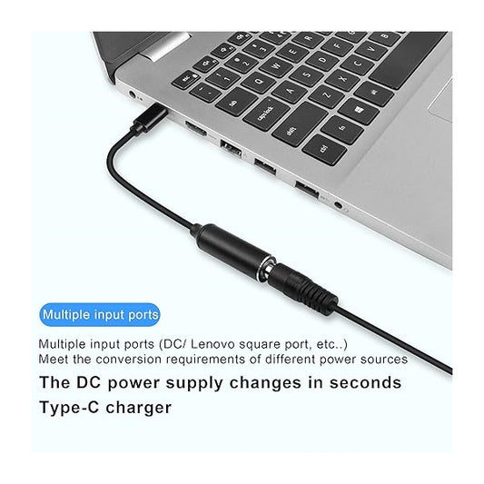 BLACKBIRD Töltőkábel PD65W USB-C male to DC7.9mmx09mm female