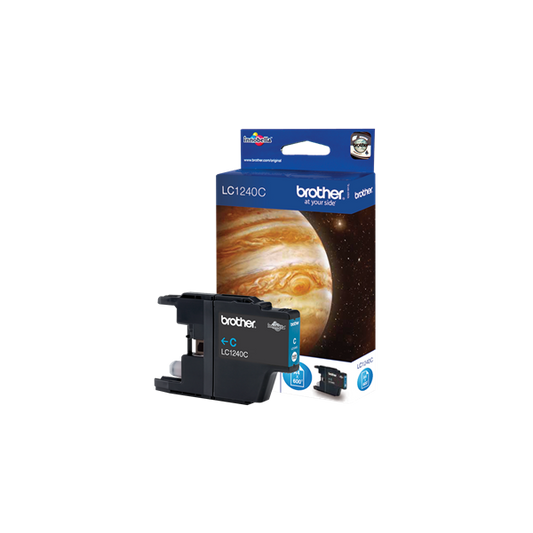 Brother Tintapatron LC1240C, Nagy töltetű - 600 oldal, Cián