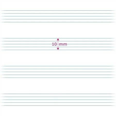 Victoria tűzött füzet A/5, 16 lap hangjegy