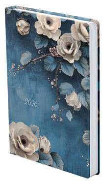 Toptimer határidőnapló, B/6, napi tervező, 2026, Joy, fehér rózsa