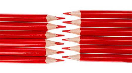 Színes ceruza, Nebulo, háromszög test, piros