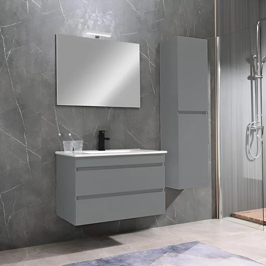 Cube függesztett oldal szekrény szürke