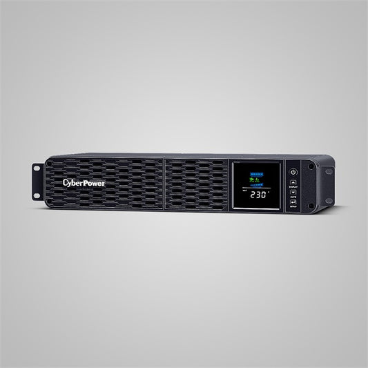 CYBERPOWER UPS 8xIEC C13 ,1xUSB 2000VA 1200W Aktív PFC, színuszus szünetmentes,LINE-INTERAKTÍV, AVR, színes LCD, rack