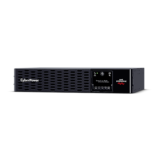 CYBERPOWER UPS PR1000ERT2U (10xIEC C13) 1000VA 1000W 230V RACK szünetmentes tápegység + USB LINE-INTERAKTÍV