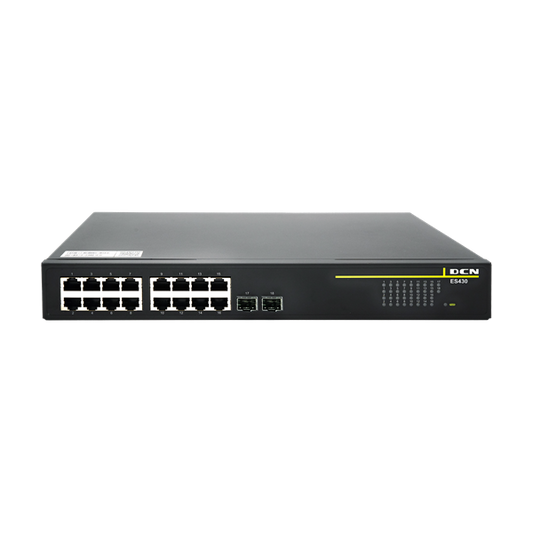 DCN Switch 250W PoE/PoE+ 16x10/100/1000Base-T + 2x100/1000Base-X SFP, 250 Watt PoE budget