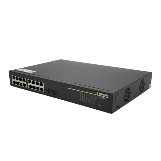 DCN Switch 250W PoE/PoE+ 16x10/100/1000Base-T + 2x100/1000Base-X SFP, 250 Watt PoE budget