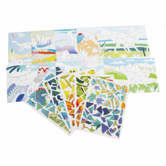 Matricás képalkotó mozaik szett, dinoszaurusz, Kidea