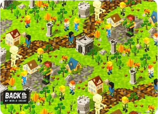 Minecraft asztali alátét, 30x40cm, BackUp A61, 2024, Game Level