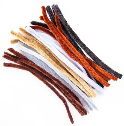 Zsenília drót, 30cm, 15 mm-es vastagság, 24 db/csomag, "állati" színek