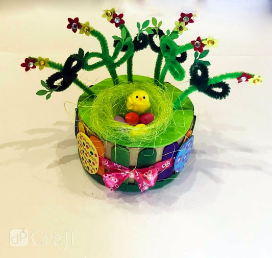 Zsenília drót, 30cm, 4 mm-es vastagság, 25 db/csomag, zöld