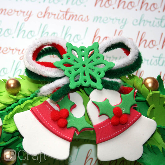 Zsenília drót, 30cm, 4 mm-es vastagság, 25 db/csomag, karácsonyi színek