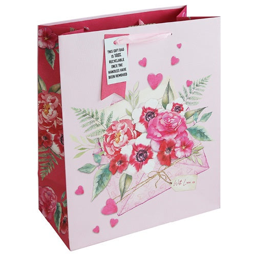 Dísztasak Clairefontaine/Eurowrap 26,5x33 cm love letter