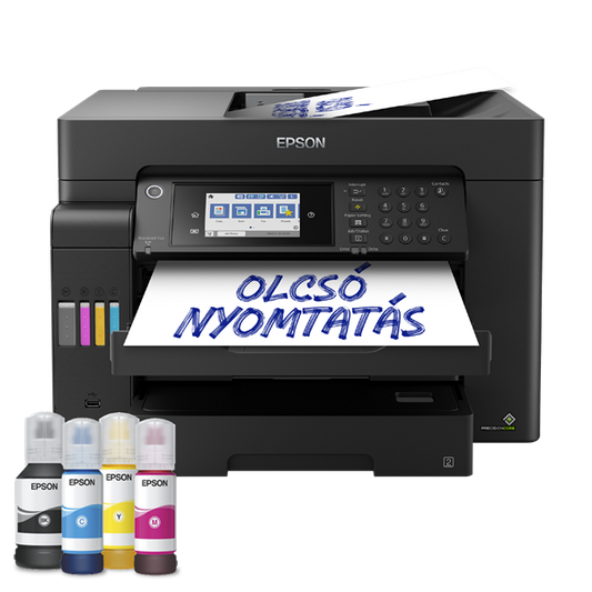 EPSON Tintasugaras nyomtató - EcoTank L15150 (A3+, MFP, színes, 4800x2400 DPI, 32 lap/perc, USB/LAN/Wifi)