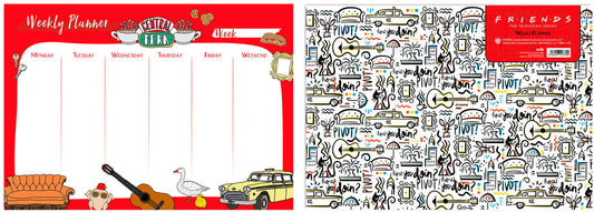 Jóbarátok, Friends jegyzettömb, heti tervező tömb, A/4