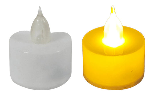 LED mécses, meleg fehér, 4,5x3,5cm