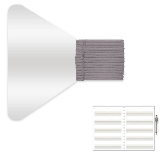 Dayliner gumis tolltartó határidőnaplóhoz, szürke