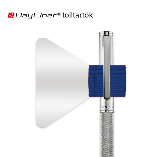 Dayliner gumis tolltartó határidőnaplóhoz, kék