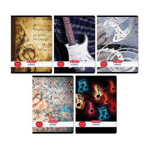 Füzet Herlitz kisalakú 36-32 hangjegy