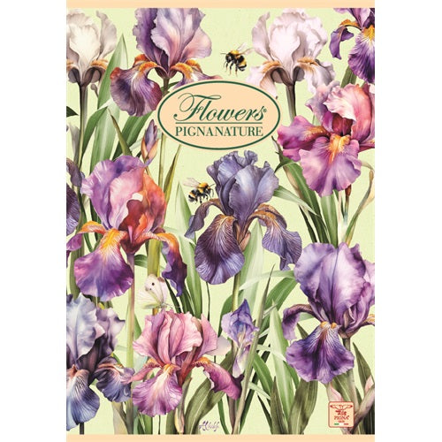 Füzet Pigna Nature Flowers A/5 tűzött 42 lapos kockás