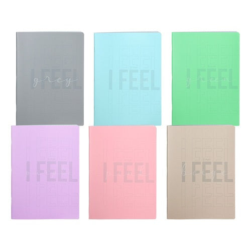 Füzet Play "feel colors" A/4 tűzött 80 lapos kockás