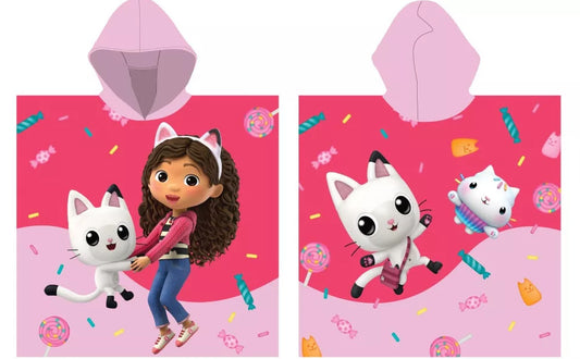 Gabi babaháza gyorsan száradó poncsó - 55x110 cm