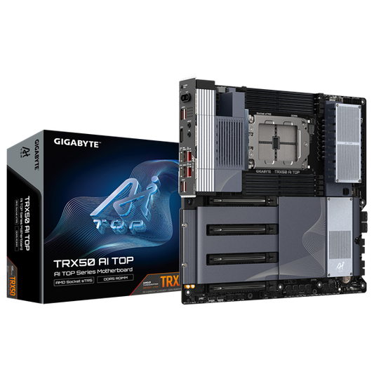 GIGABYTE Alaplap sTR5 TRX50 AI TOP-2B AMD TRX50, E-ATX