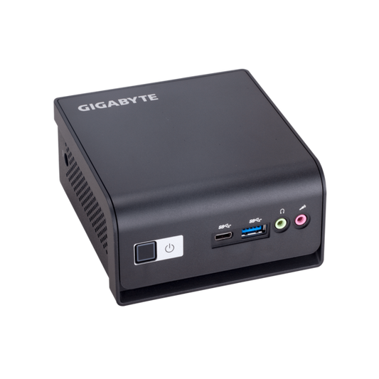 GIGABYTE PC BRIX, Intel Pentium N6005 3.3 GHz, HDMI, MiniDisplayport, LAN, WIFI, Bluetooth, 2.5" HDD hely, 4xUSB 3.1