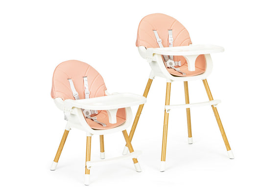 Etetőszék 2 az 1-ben rózsaszín