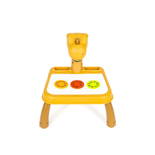 Dinoszaurusz rajztábla projektor 12 filctoll 24 minta