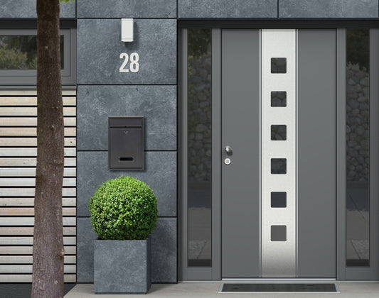 Postaláda horganyzott acélból antracit