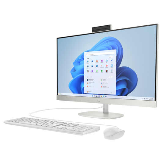 HP AIO 27-cr0005nn 27" FHD AG IPS 300cd, Ryzen7 7730U 2GHz, 16GB, 512GB SSD, Win 11, fehér